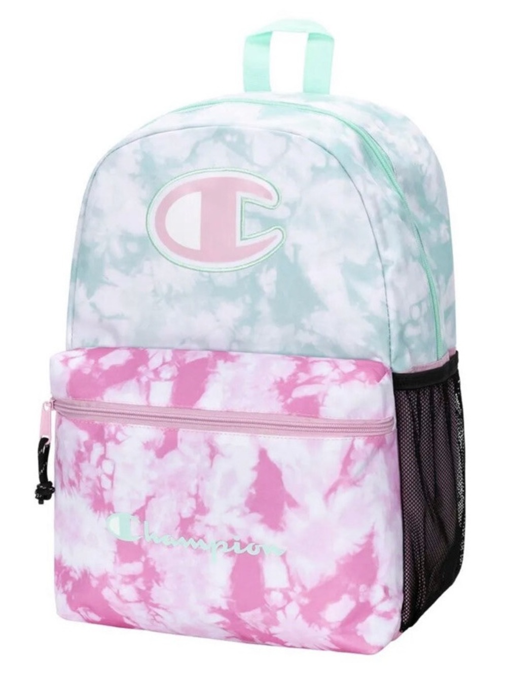 Champion Pink & Mint Tie-Dye Kids Backpack